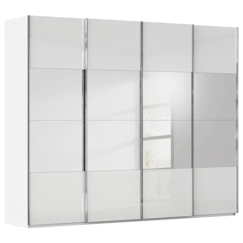 Schwebet&uuml;renschrank in Wei&szlig;
