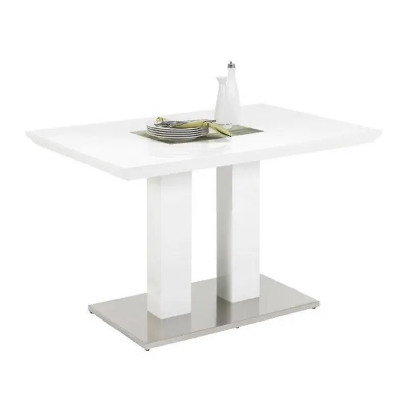 Esstisch in Metall, Holzwerkstoff 120/80/76 cm