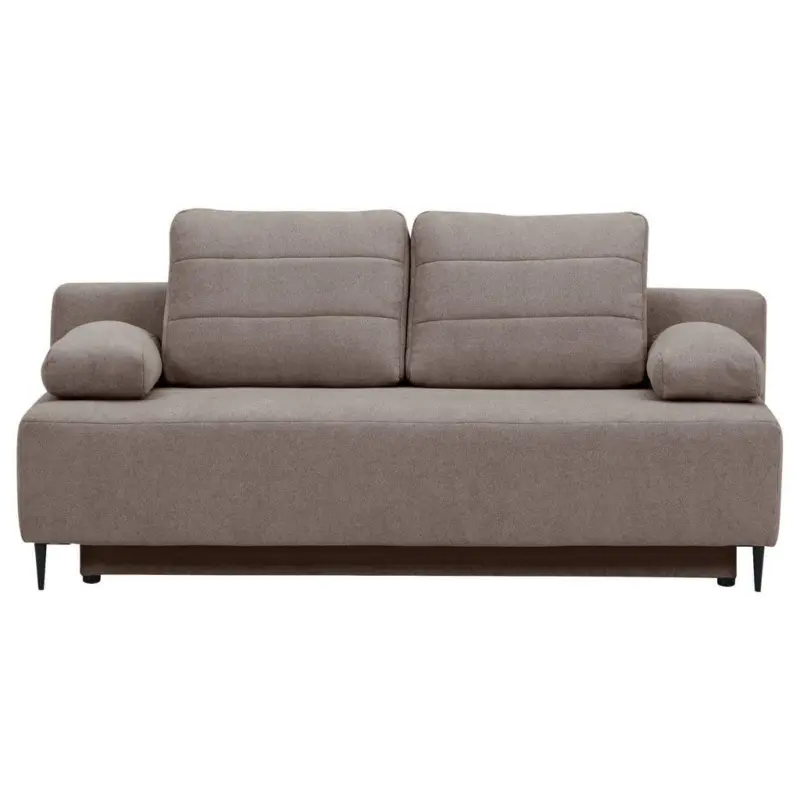 Schlafsofa in Flachgewebe Braun