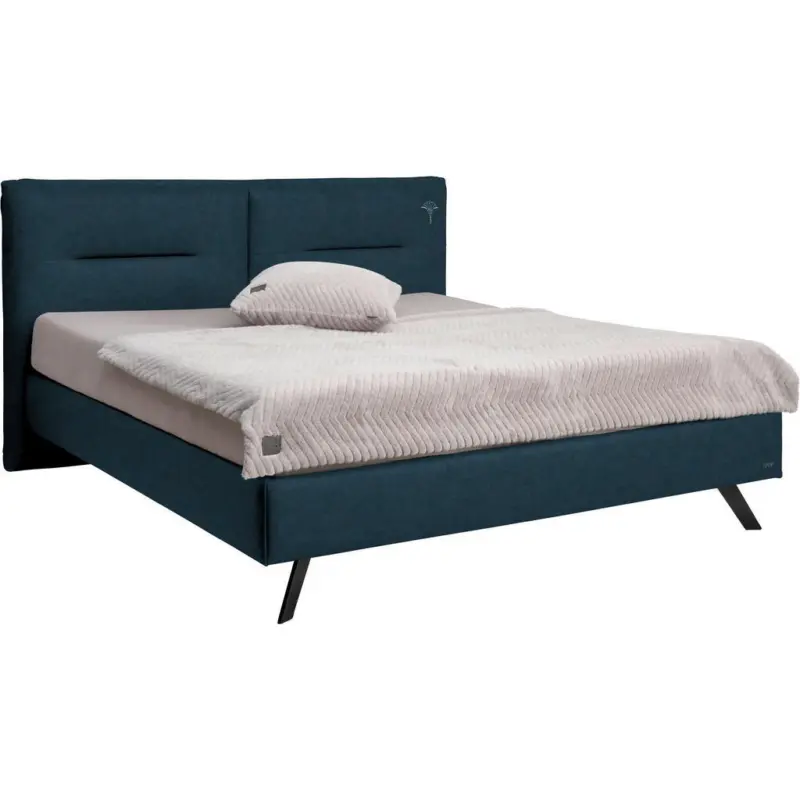 Polsterbett Blau 160/200 cm