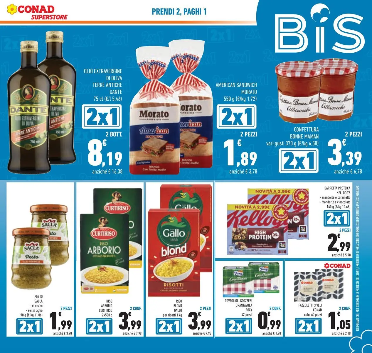 Volantino Conad dal 24/02/2026 > Anteprima | Pagina: 5 | Prodotti: Cioccolato, Riso, Fazzoletti, Albicocche