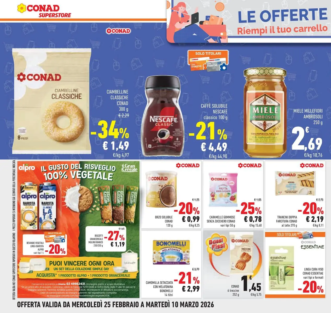 Volantino Conad dal 24/02/2026 > Anteprima | Pagina: 32 | Prodotti: Caffè, Caramelle, Frutta, Zucchero