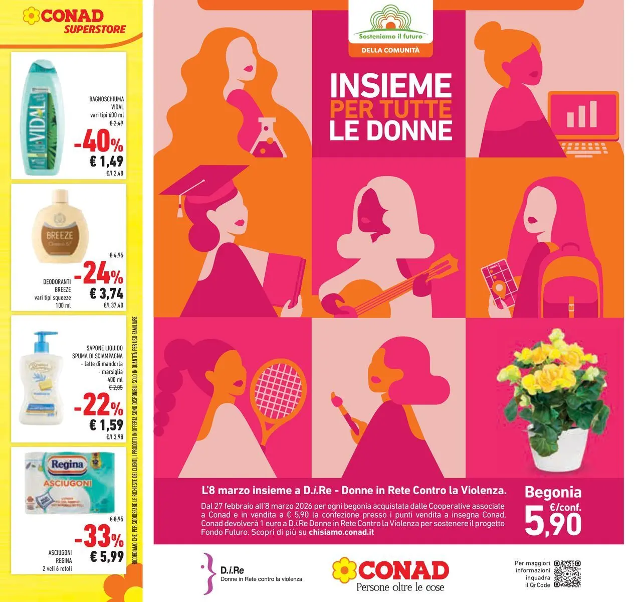 Volantino Conad dal 25/02/2026 > Anteprima | Pagina: 39 | Prodotti: Sapone, Bagnoschiuma, Latte