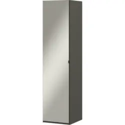 Kleiderschrank in Graphitfarben