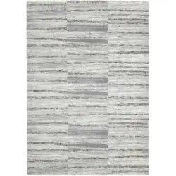 Webteppich 200/290 cm Ignis Fumo Grau, Hellgrau, Beige