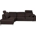 XXXLutz Lauterach - Ihr M&ouml;belhaus bei Bregenz Ecksofa in Echtleder Dunkelbraun
