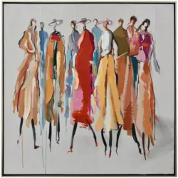 &Ouml;lgem&auml;lde Menschen 85/85 cm