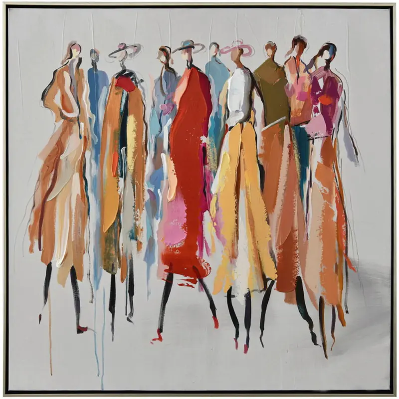 &Ouml;lgem&auml;lde Menschen 85/85 cm