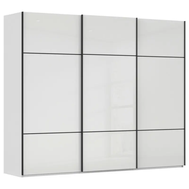 Schwebet&uuml;renschrank in Wei&szlig;