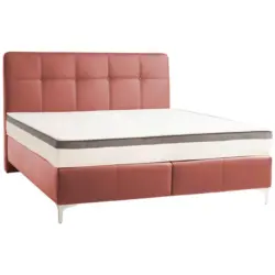 Boxspringbett 160/200 cm in Bordeaux