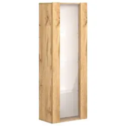 H&auml;ngevitrine in Eiche Wotan