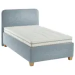 XXXLutz Lauterach - Ihr M&ouml;belhaus bei Bregenz Polsterbett Matratze, Lattenrost Hellblau 140/200 cm