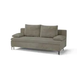 Schlafsofa Roxy in Flachgewebe Hellbraun