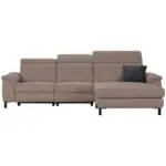 XXXLutz Lauterach - Ihr M&ouml;belhaus bei Bregenz Ecksofa in Flachgewebe Taupe 304/182 cm