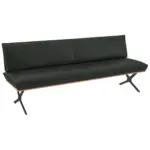 XXXLutz Lauterach - Ihr M&ouml;belhaus bei Bregenz Sitzbank 214/88/66 cm in Schwarz, Dunkelgr&uuml;n