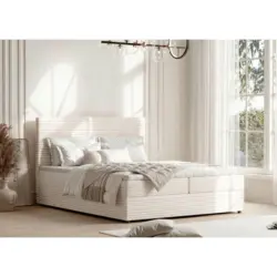 Boxbett 180/200 cm in Naturfarben