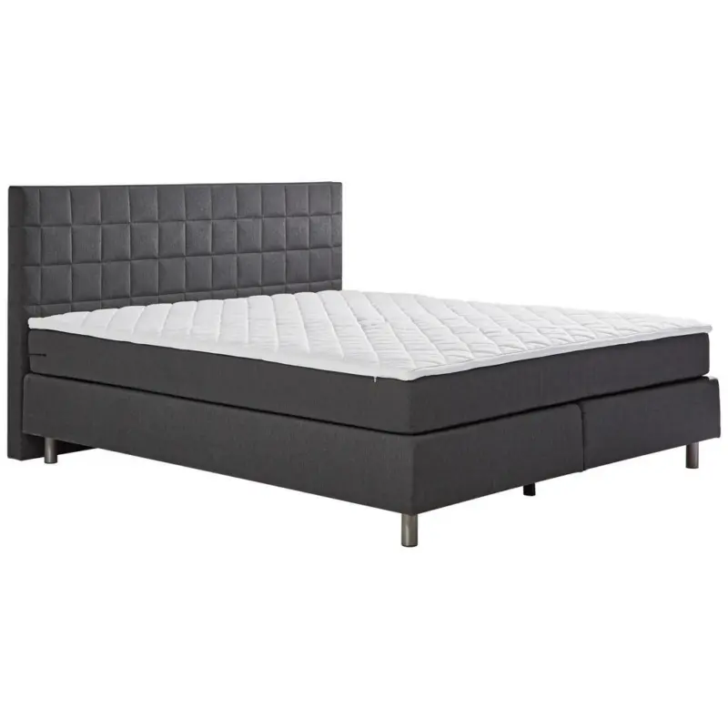 Boxspringbett 180/200 cm in Anthrazit