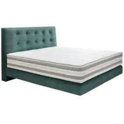 Boxspringbett 200/200 cm in Gr&uuml;n