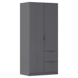 Dreht&uuml;renschrank in Grau