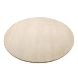 Wollteppich 150/150 cm Silverstr&ouml;m Gelb