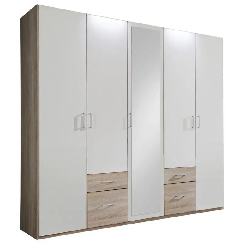Dreht&uuml;renschrank 225/210/58 cm 5-t&uuml;rig