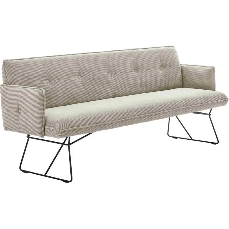 Sitzbank 212/89/70 cm in Mokka