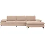 XXXLutz Lauterach - Ihr M&ouml;belhaus bei Bregenz Ecksofa in Webstoff Hellbraun 301/179 cm