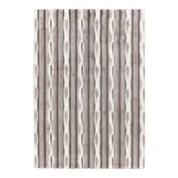 Hochflorteppich 200/290 cm My Waves Silberfarben