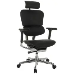 Drehstuhl in Schwarz