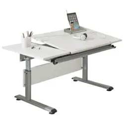 Jugendschreibtisch 130/70/53-79 cm h&ouml;henverstellbar