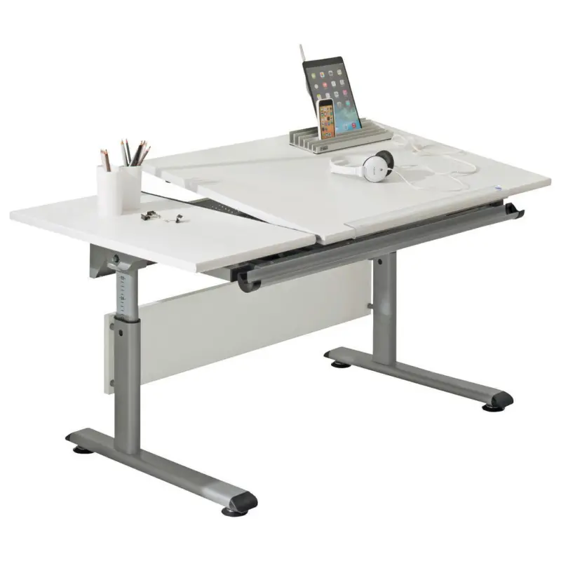 Jugendschreibtisch 130/70/53-79 cm h&ouml;henverstellbar