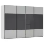 XXXLutz Lauterach - Ihr M&ouml;belhaus bei Bregenz Schwebet&uuml;renschrank in Schwarz, Seidengrau