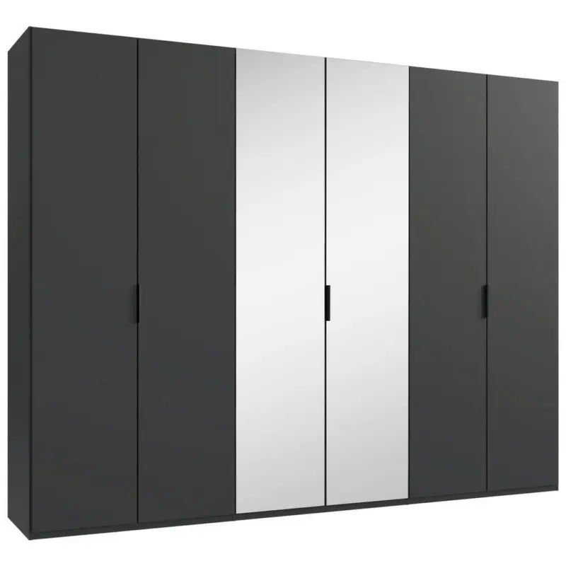 Faltt&uuml;renschrank in Graphitfarben