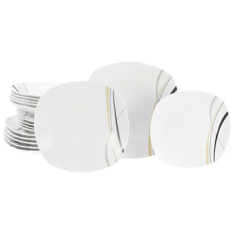 Tafelservice Square City Line 18-teilig