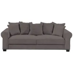 Schlafsofa in Cord Dunkelgrau