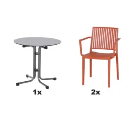 Gartengarnitur 3-teilig