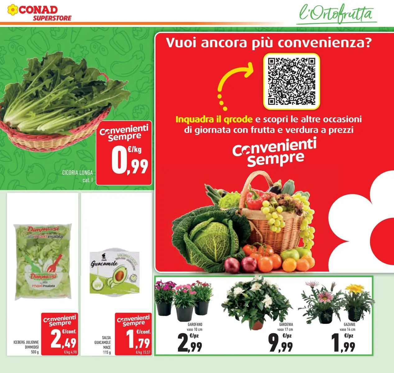 Volantino Conad dal 24/02/2026 > Anteprima | Pagina: 9 | Prodotti: Insalata, Frutta, Salsa, Vaso