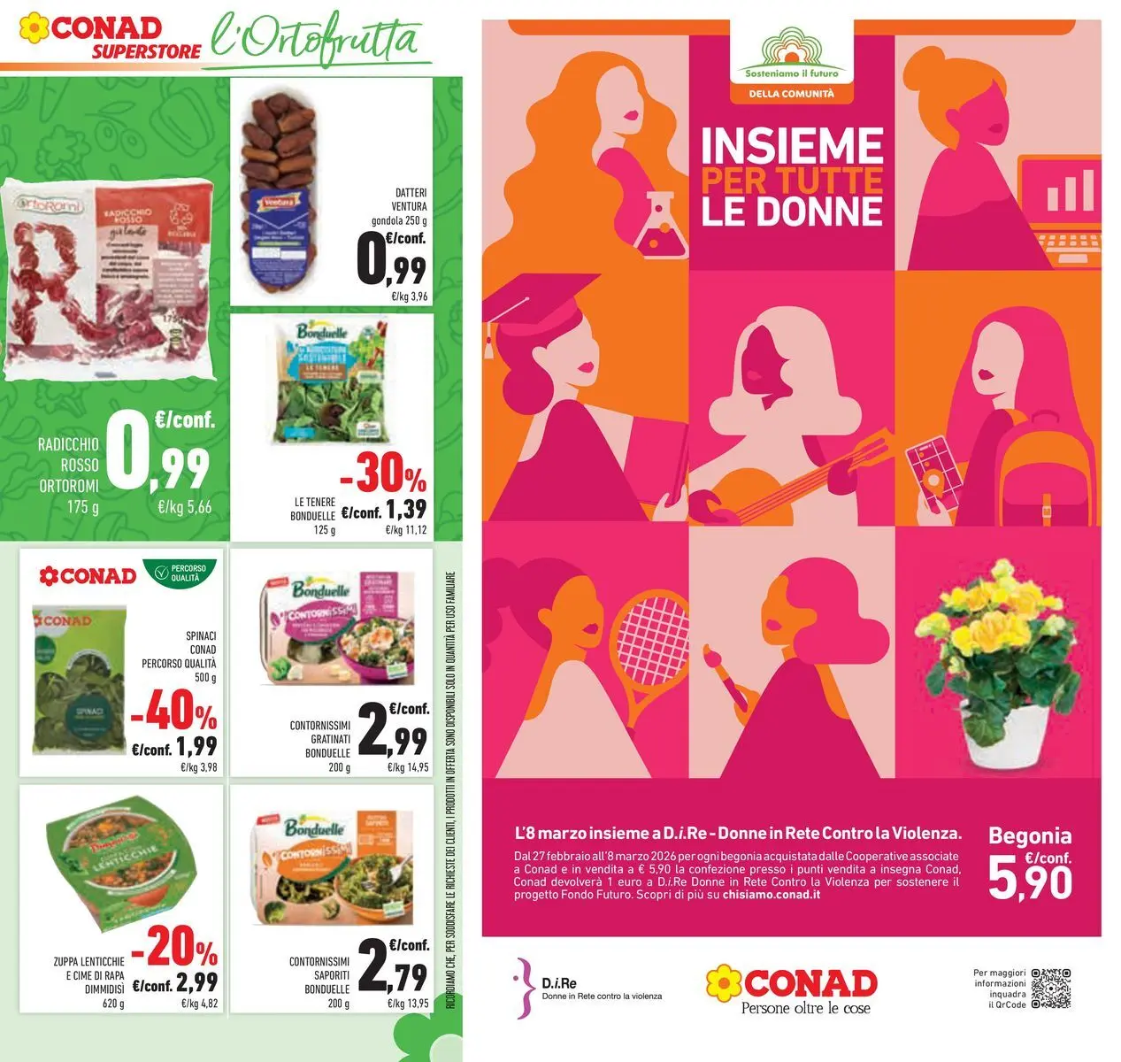 Volantino Conad dal 24/02/2026 > Anteprima | Pagina: 11 | Prodotti: Lenticchie, Spinaci