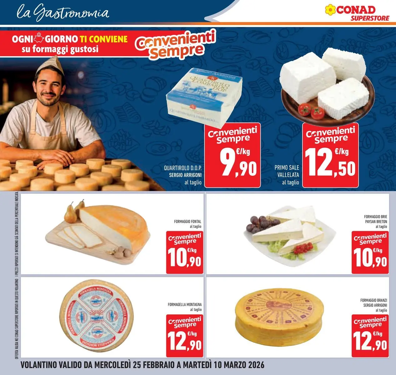Volantino Conad dal 24/02/2026 > Anteprima | Pagina: 14 | Prodotti: Sale, Formaggio