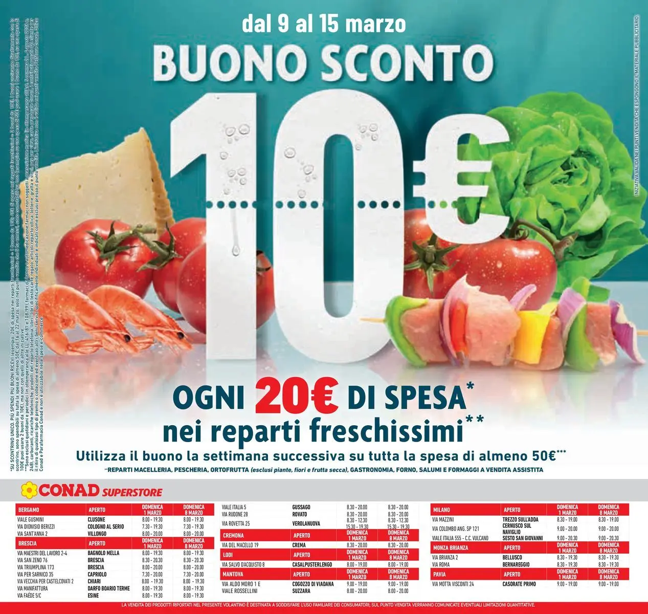 Volantino Conad dal 24/02/2026 > Anteprima | Pagina: 42 | Prodotti: Crema, Frutta