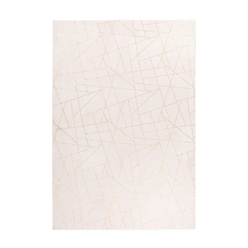 Flachwebeteppich 80/150 cm Bijou 125 Creme / Gold Creme, Goldfarben