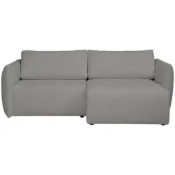 Ecksofa in Jersey Greige