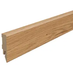 Sockelleiste Eiche braun Braun