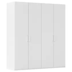 Dreht&uuml;renschrank in Wei&szlig;