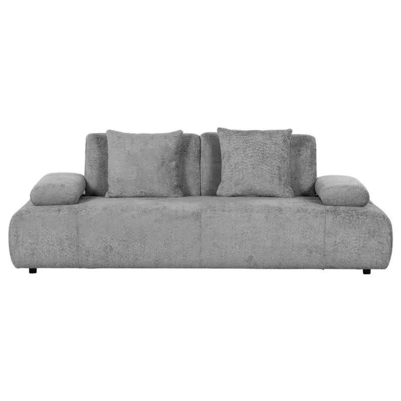 Schlafsofa in Chenille Schlammfarben