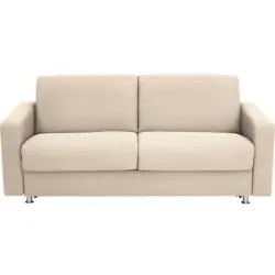 Schlafsofa Messina in Flachgewebe Magnolie