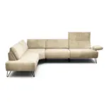 XXXLutz Lauterach - Ihr M&ouml;belhaus bei Bregenz Ecksofa Cosy in Samt Naturfarben 213/288-303 cm