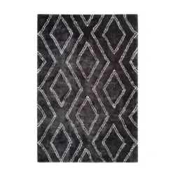 Hochflorteppich 200/290 cm Orlando 225 Anthrazit Anthrazit