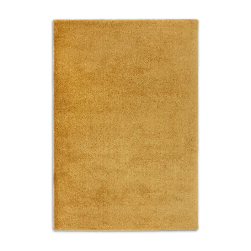 Hochflorteppich 80/150 cm Salerno Goldfarben