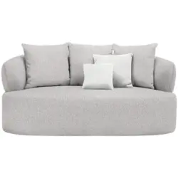 2-Sitzer-Sofa in Boucl&eacute; Beige